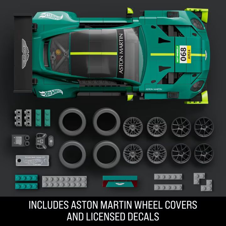 Mattel Brick Shop Hot Wheels Elite Aston Martin Vantage GT3 (Totalpris 749,-)