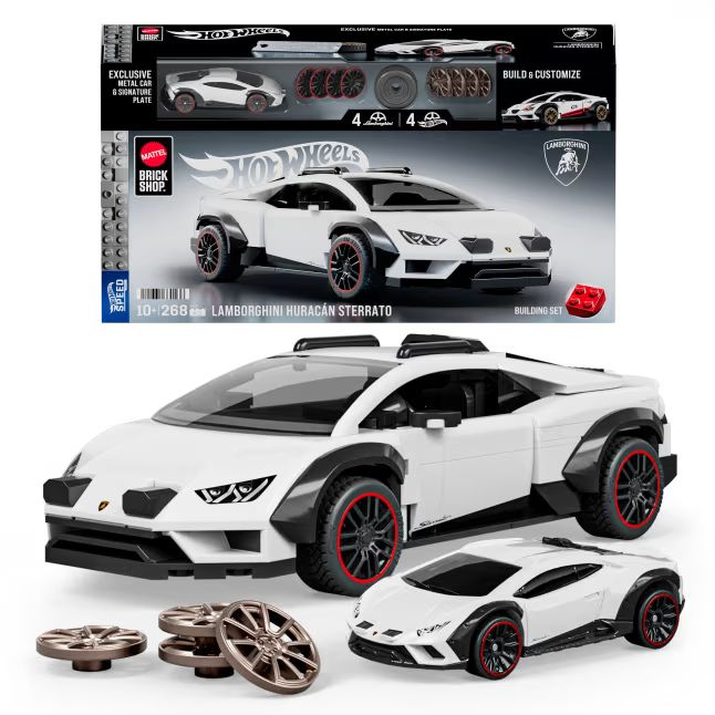 Mattel Brick Shop Hot Wheels Speed series Lamborghini Huracan Sterrato (Totalpris 398,-)