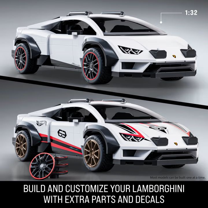 Mattel Brick Shop Hot Wheels Speed series Lamborghini Huracan Sterrato (Totalpris 398,-)