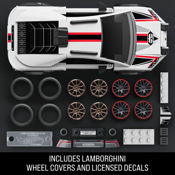 Mattel Brick Shop Hot Wheels Speed series Lamborghini Huracan Sterrato (Totalpris 398,-)