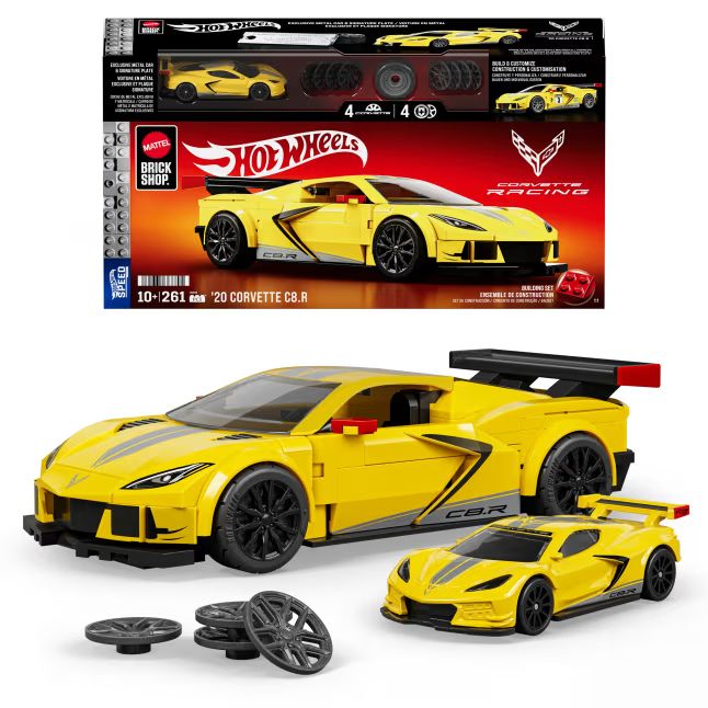 Mattel Brick Shop Hot Wheels Speed series 2020 Corvette C8.R (Totalpris 398,-)