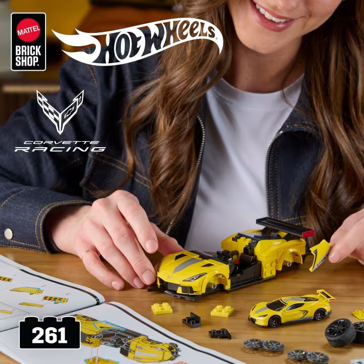Mattel Brick Shop Hot Wheels Speed series 2020 Corvette C8.R (Totalpris 398,-)