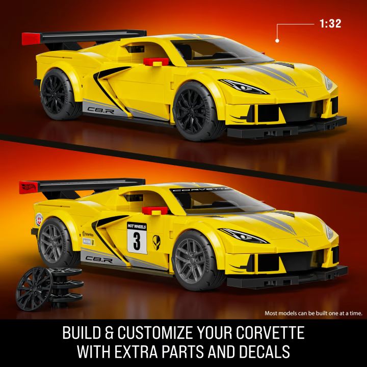 Mattel Brick Shop Hot Wheels Speed series 2020 Corvette C8.R (Totalpris 398,-)