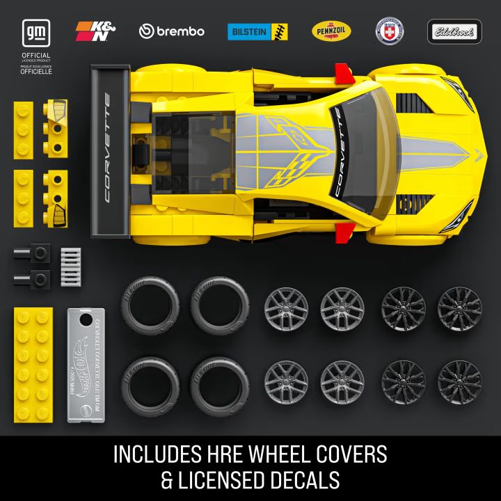 Mattel Brick Shop Hot Wheels Speed series 2020 Corvette C8.R (Totalpris 398,-)