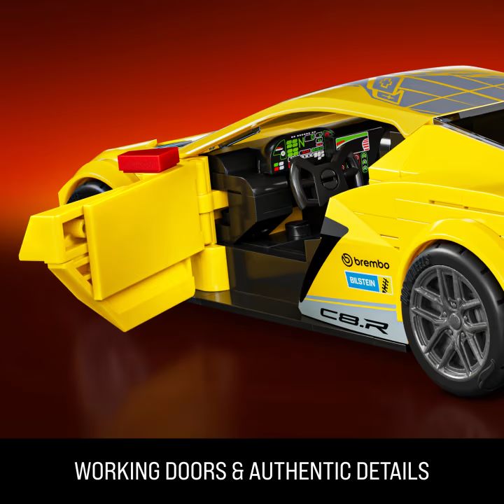 Mattel Brick Shop Hot Wheels Speed series 2020 Corvette C8.R (Totalpris 398,-)
