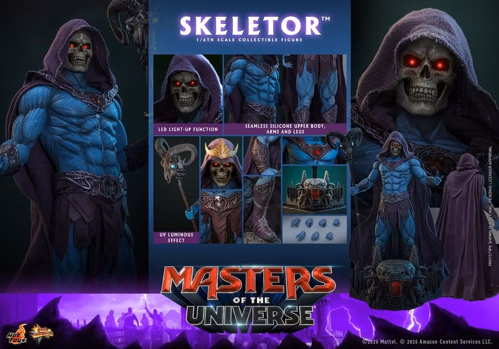 Masters of the Universe Movie Masterpiece Action Figure 1/6 Skeletor 31 cm (Totalpris 4.995,-)