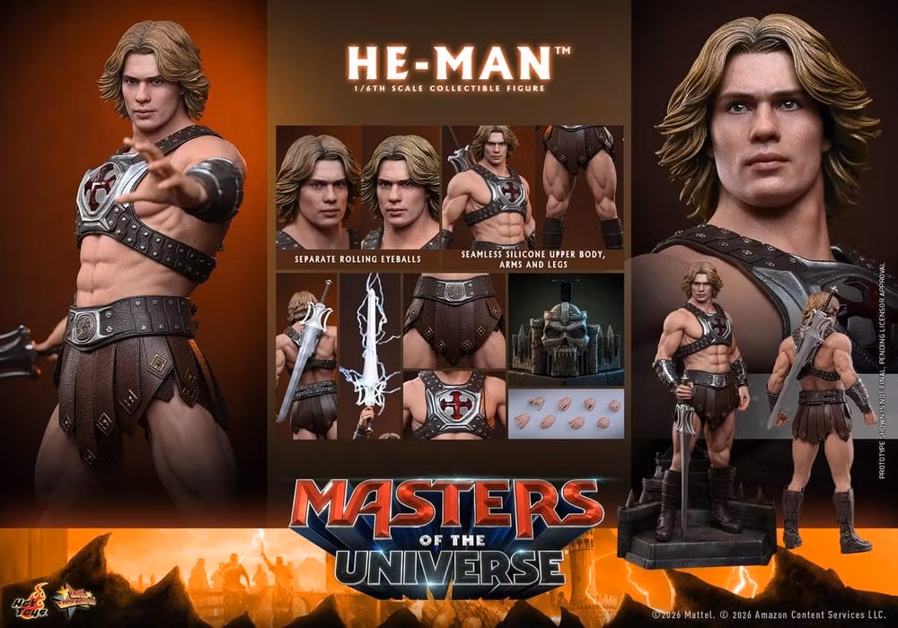 Masters of the Universe Movie Masterpiece Action Figure 1/6 He-Man 31 cm (Totalpris 4.395,-)