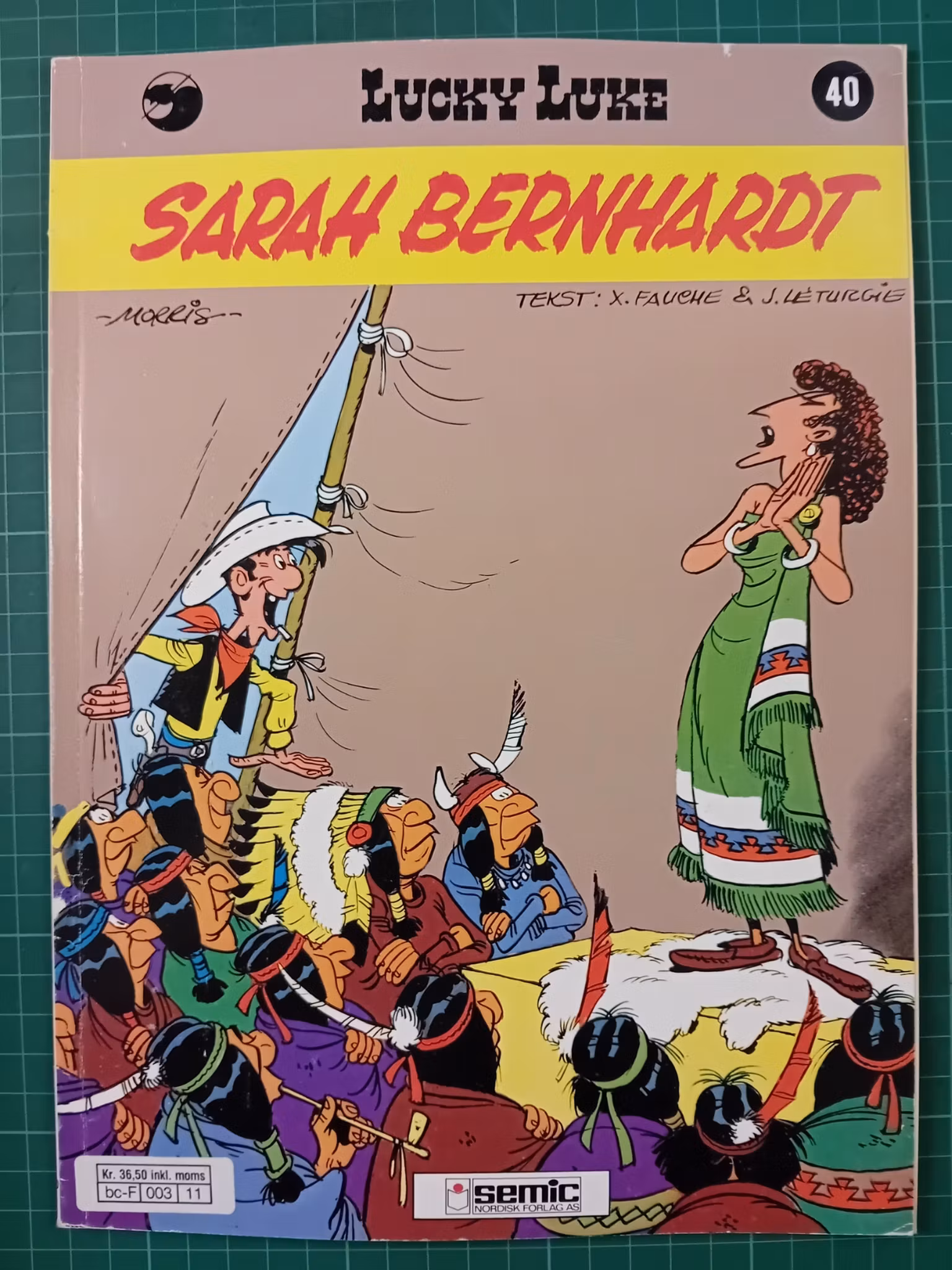 Lucky Luke 40 Sarah Bernhardt