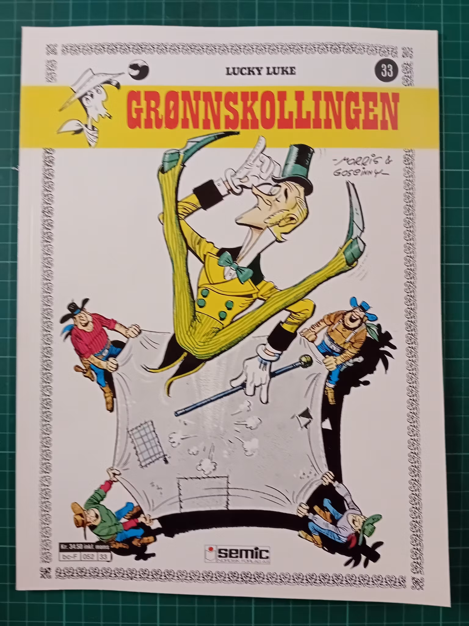 Lucky Luke 33 Grønnskollingen