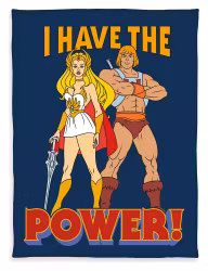 Masters of the Universe Fleeceteppe I have the power 130 x 160 cm (Totalpris 229,-)