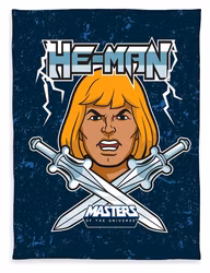 Masters of the Universe Fleeceteppe He-Man 130 x 160 cm (Totalpris 229,-)