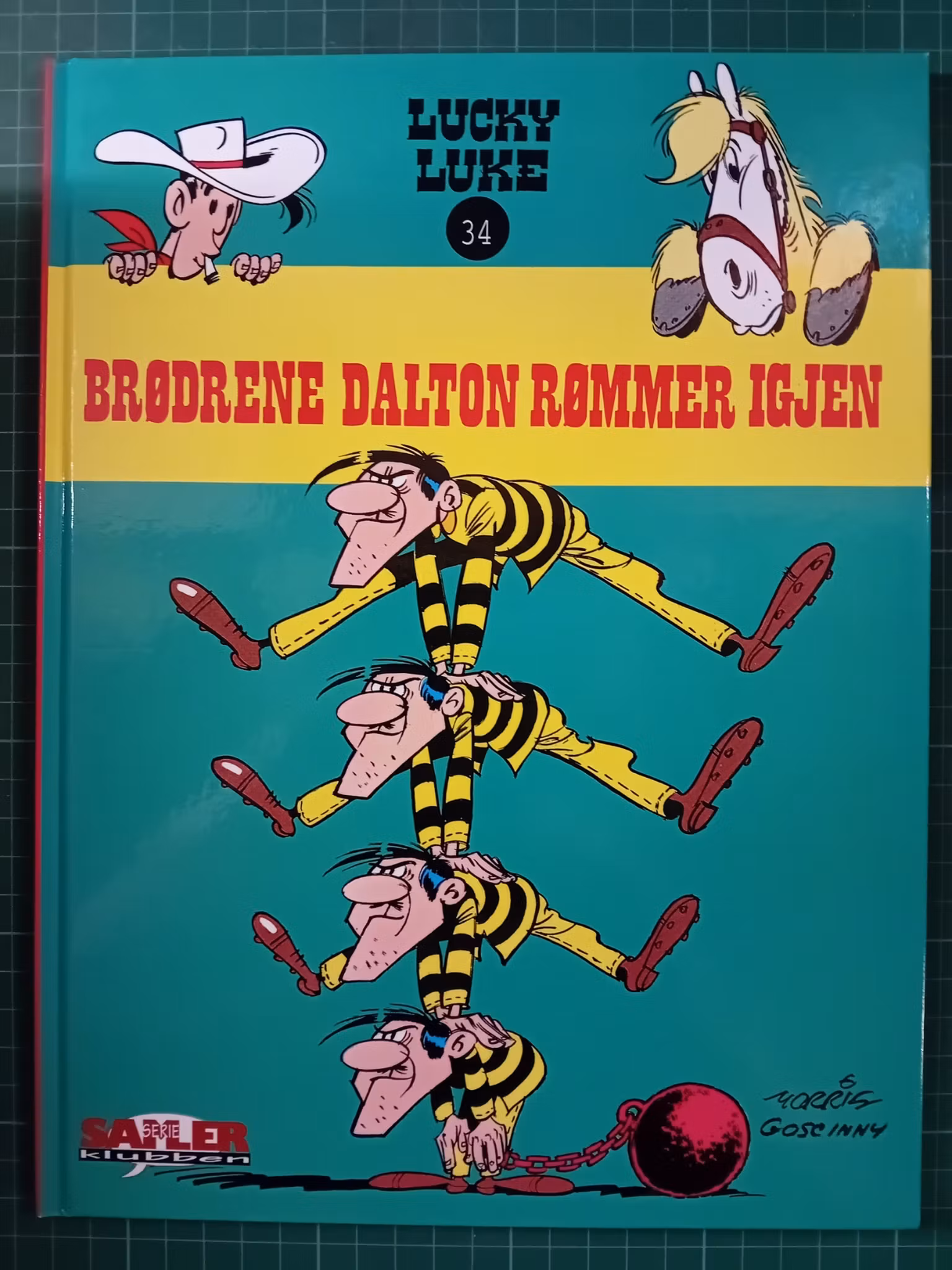 Lucky Luke Brødrene Dalton rømmer igjen