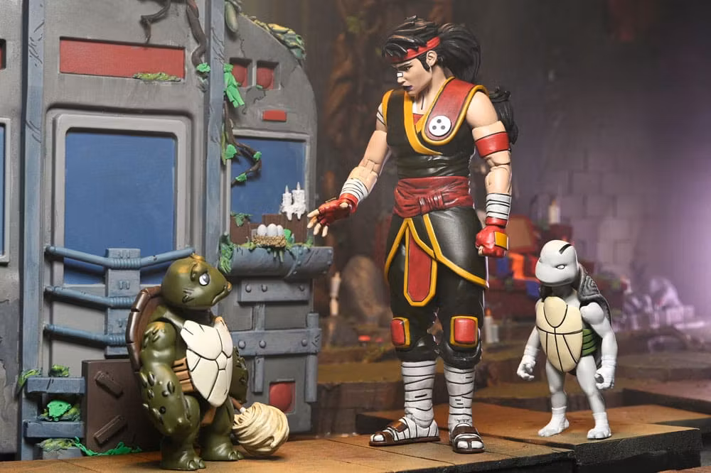 Teenage Mutant Ninja Turtles: The Last Ronin Action Figure Ultimate Casey Marie with Baby Odyn & Uno 17 cm (Totalpris 598,-)
