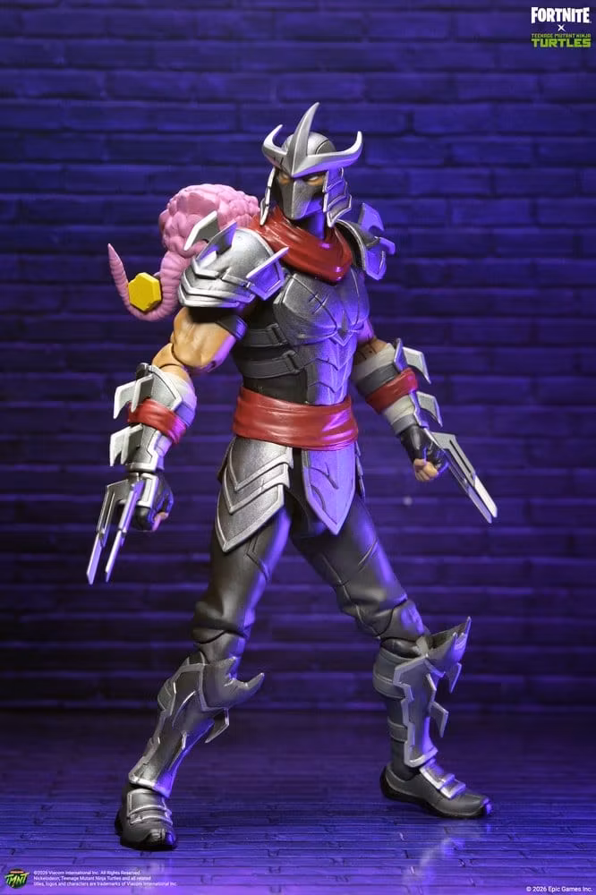 Teenage Mutant Ninja Turtles x Fortnite Action Figure Shredder 18 cm (Totalpris 449,-)
