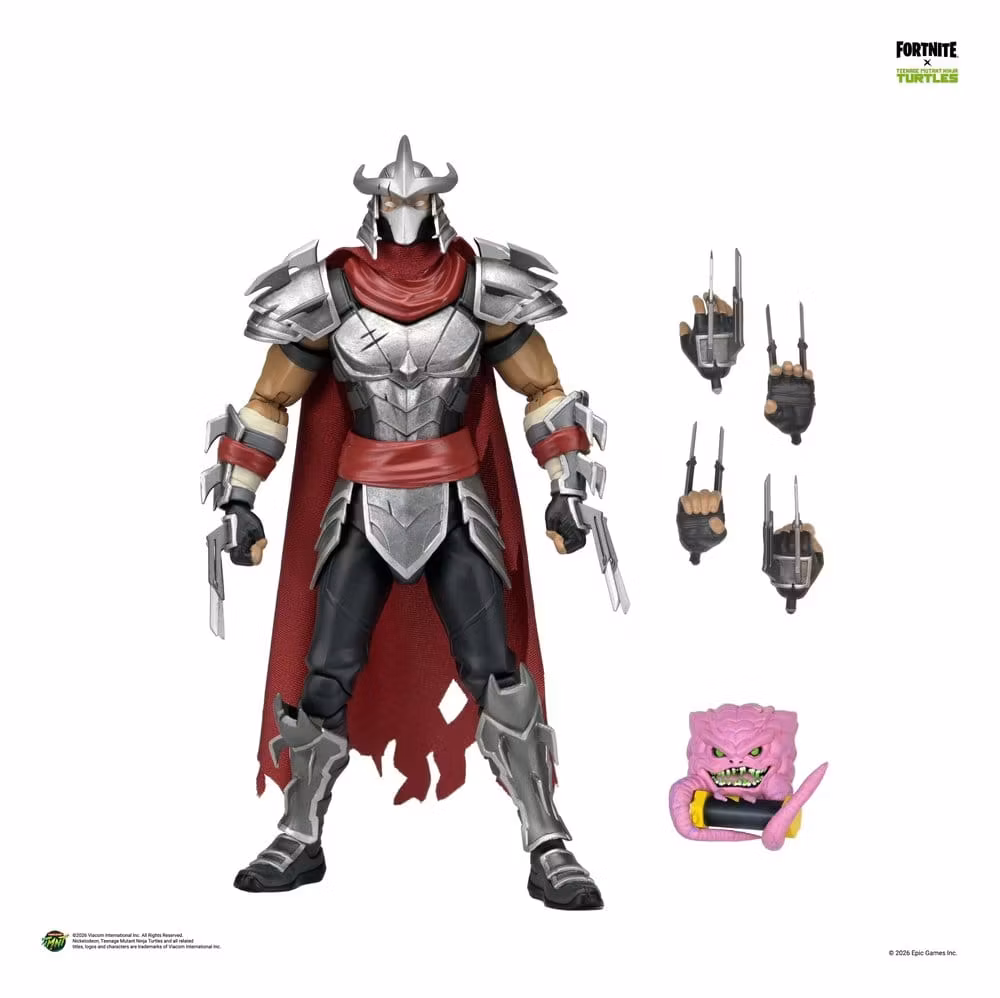 Teenage Mutant Ninja Turtles x Fortnite Action Figure Shredder 18 cm (Totalpris 449,-)