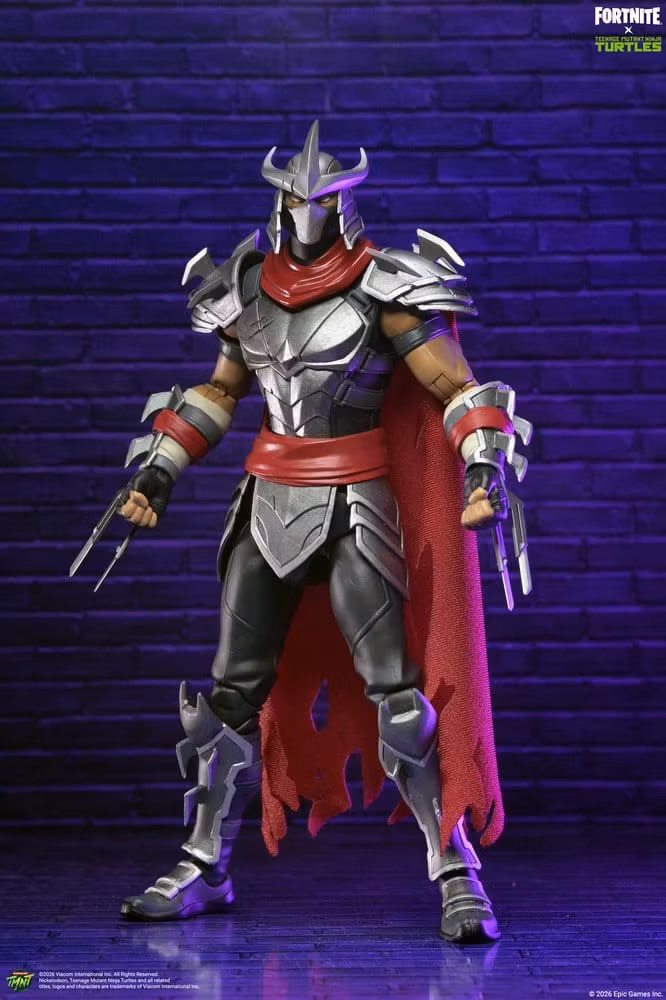 Teenage Mutant Ninja Turtles x Fortnite Action Figure Shredder 18 cm (Totalpris 449,-)