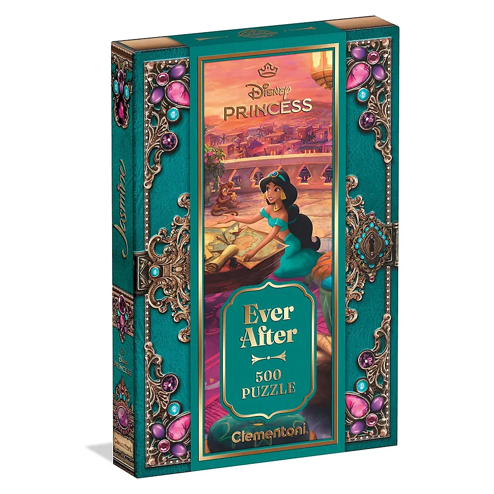 Puslespill Disney ever after Jasmine, Aladdin (500 biter)