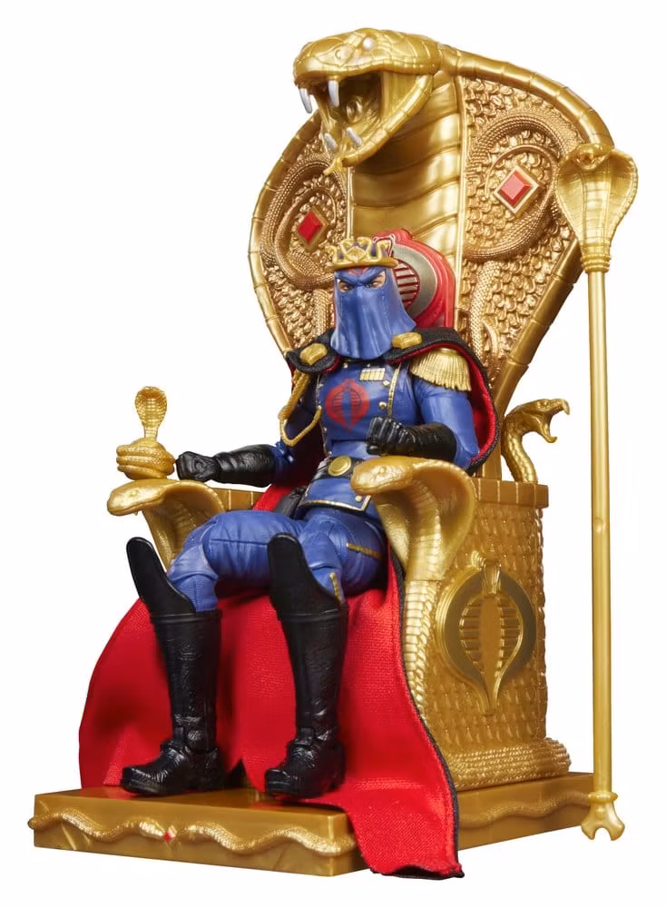G.I. Joe Classified Series Action Figure Cobra Commander in Dress Uniform & Throne 15 cm (Totalpris 749,-)
