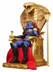 G.I. Joe Classified Series Action Figure Cobra Commander in Dress Uniform & Throne 15 cm (Totalpris 749,-)