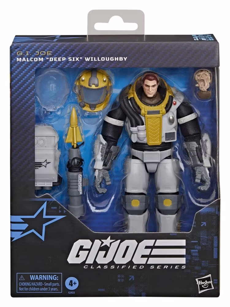 G.I. Joe Classified Series Deluxe Action Figure #206 Malcom "Deep Six" Willoughby 15 cm (Totalpris 569,-)
