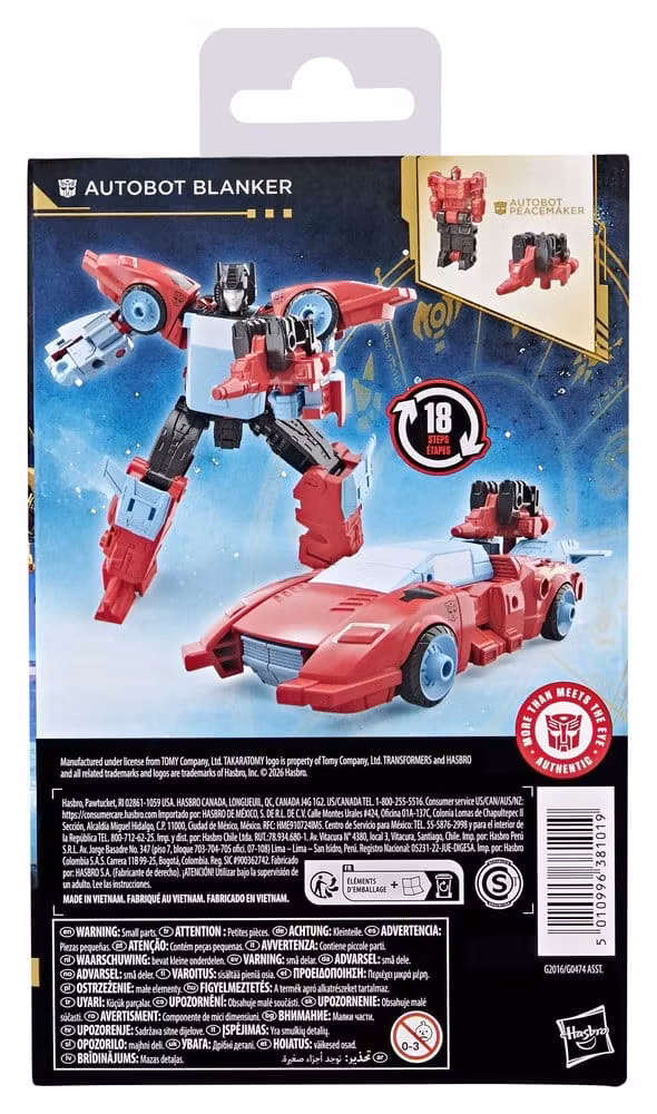 Transformers Age of the Primes Deluxe Class Action Figure Autobot Blanker 13 cm (Totalpris 398,-)