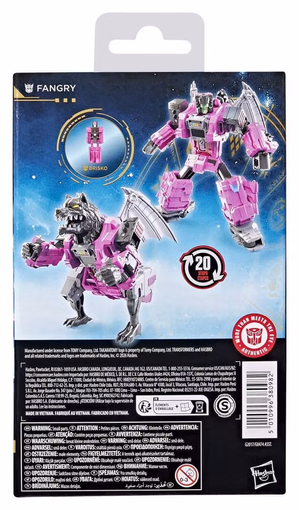 Transformers Age of the Primes Deluxe Class Action Figure Fangry 13 cm (Totalpris 398,-)