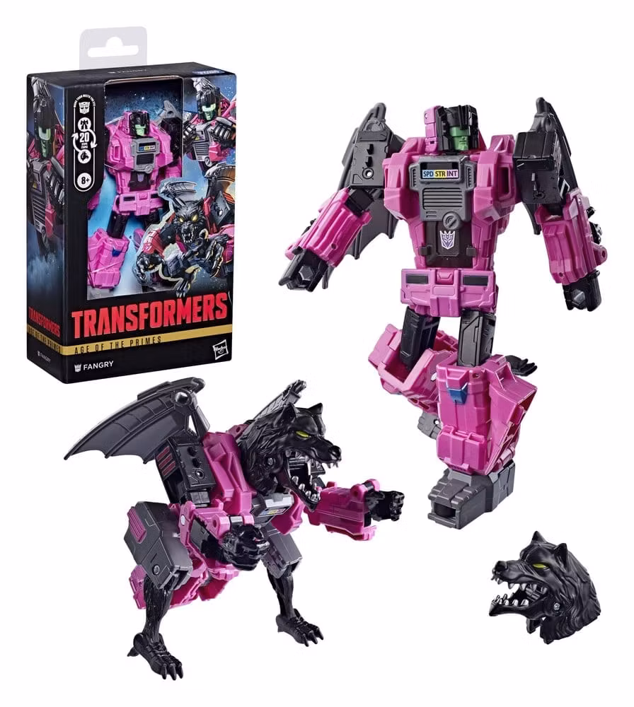 Transformers Age of the Primes Deluxe Class Action Figure Fangry 13 cm (Totalpris 398,-)