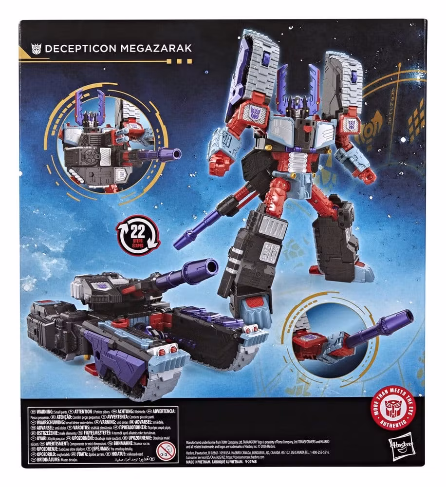 Transformers Age of the Primes Leader Class Action Figure Megazarak 19 cm (Totalpris 879,-)