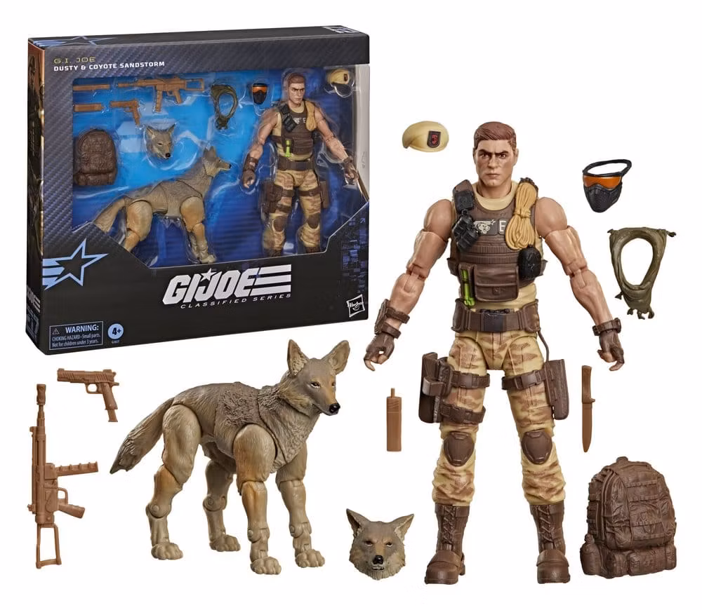 G.I. Joe Classified Series Action Figure #217 Dusty & Coyote Sandstorm 15 cm (Totalpris 749,-)