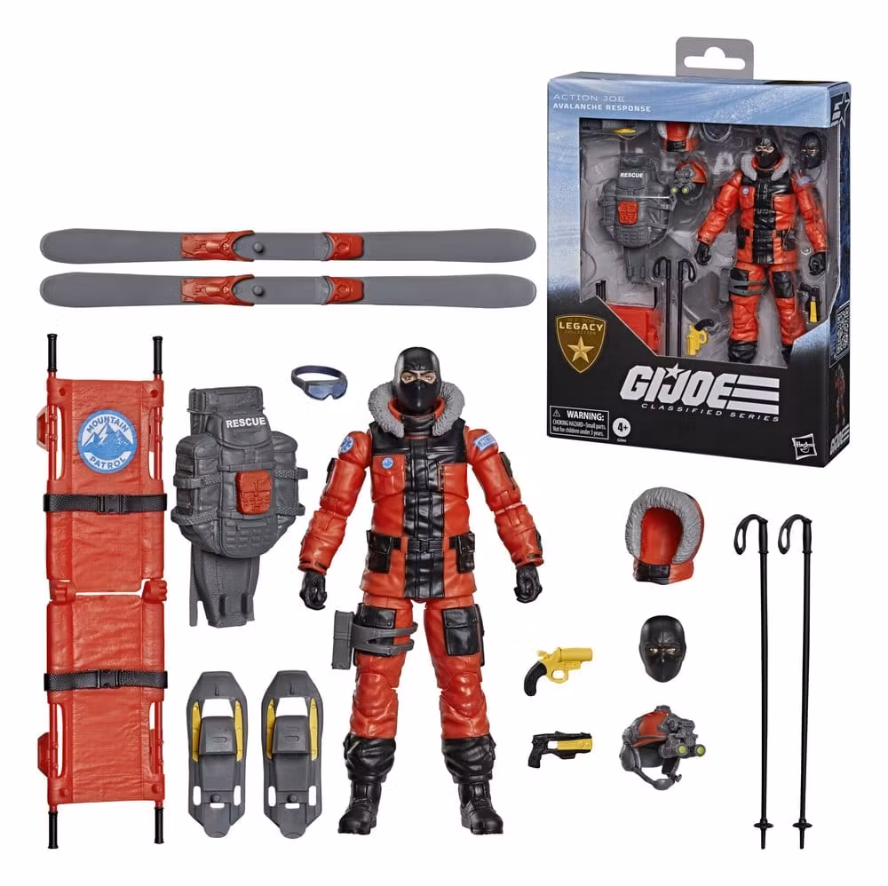 G.I. Joe Classified Series Legacy Collection Action Figure Action Joe - Avalanche Response 15 cm (Totalpris 549,-)