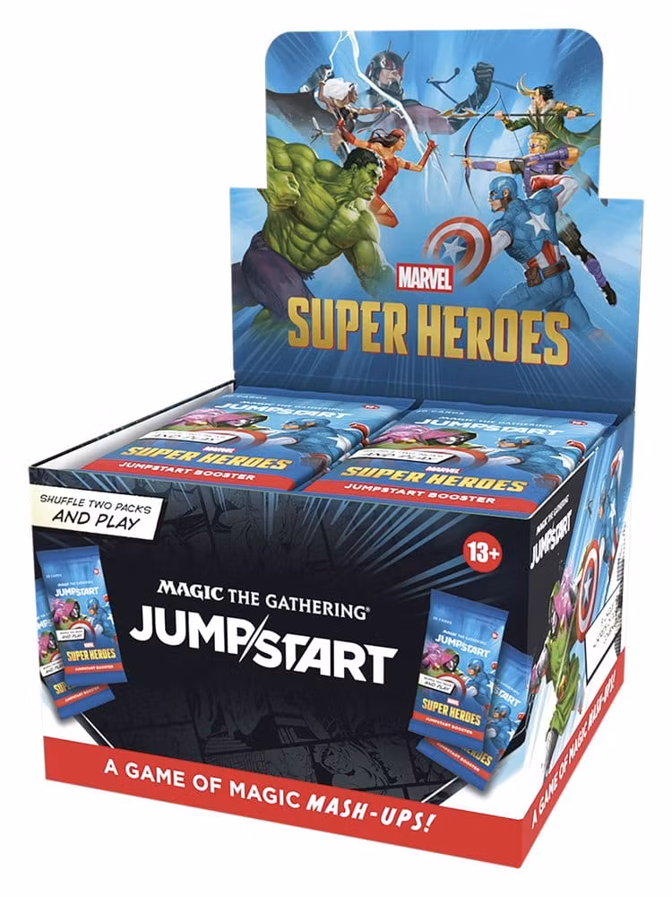 Magic the Gathering Marvel Super Heroes Jumpstart Booster Display forseglet (Engelsk)