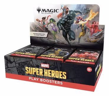 Magic the Gathering Marvel Super Heroes Play Booster Display forseglet (Engelsk)