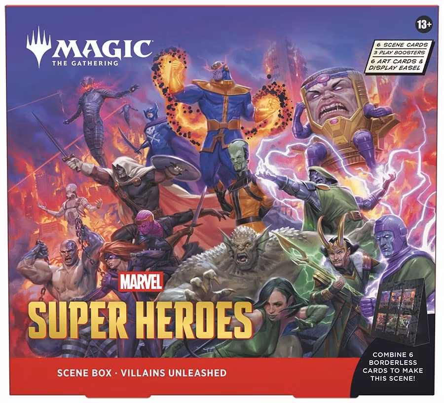 Magic the Gathering Marvel Super Heroes Scene Box Villains unleashed (Engelsk)