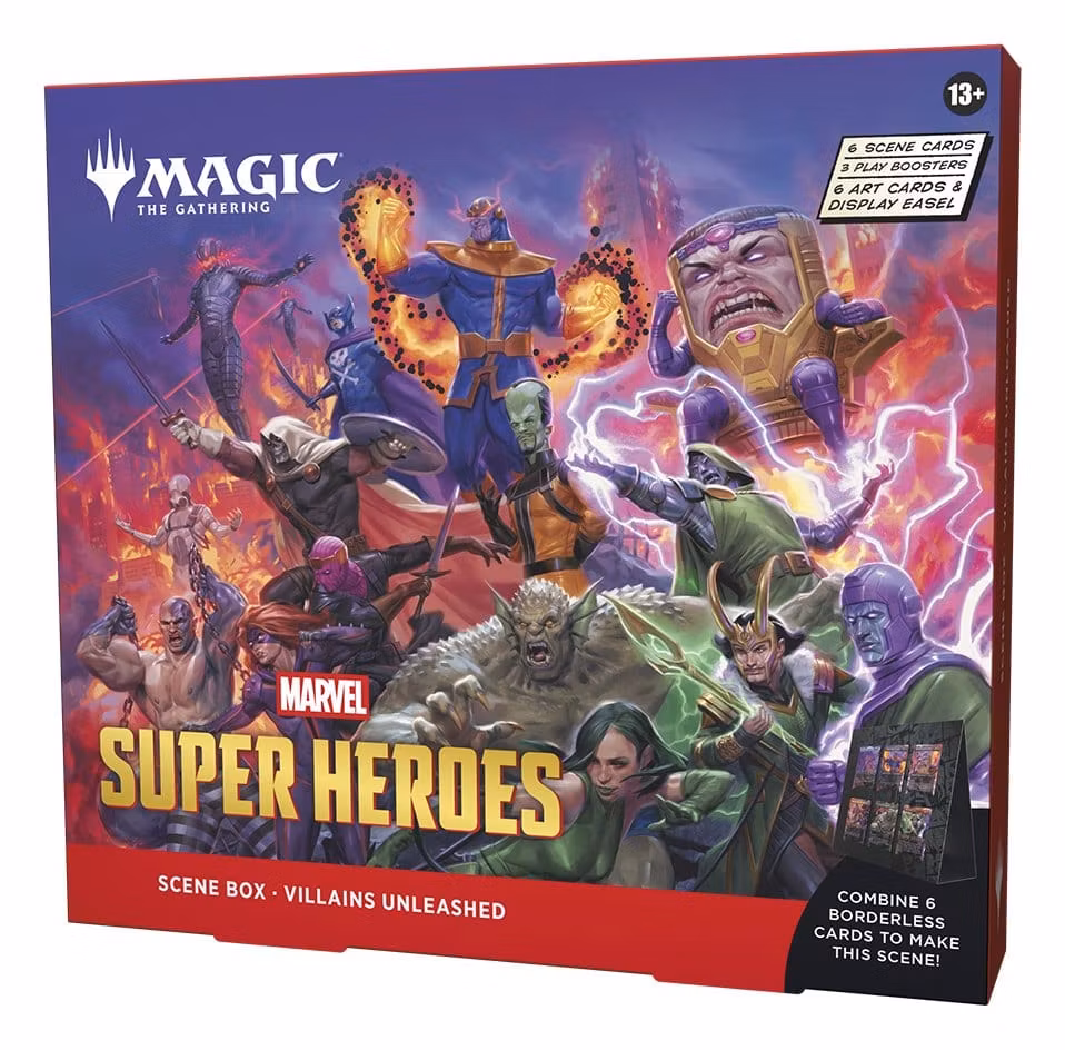 Magic the Gathering Marvel Super Heroes Scene Box Villains unleashed (Engelsk)