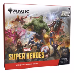 Magic the Gathering Marvel Super Heroes Scene Box Heroes united (Engelsk)