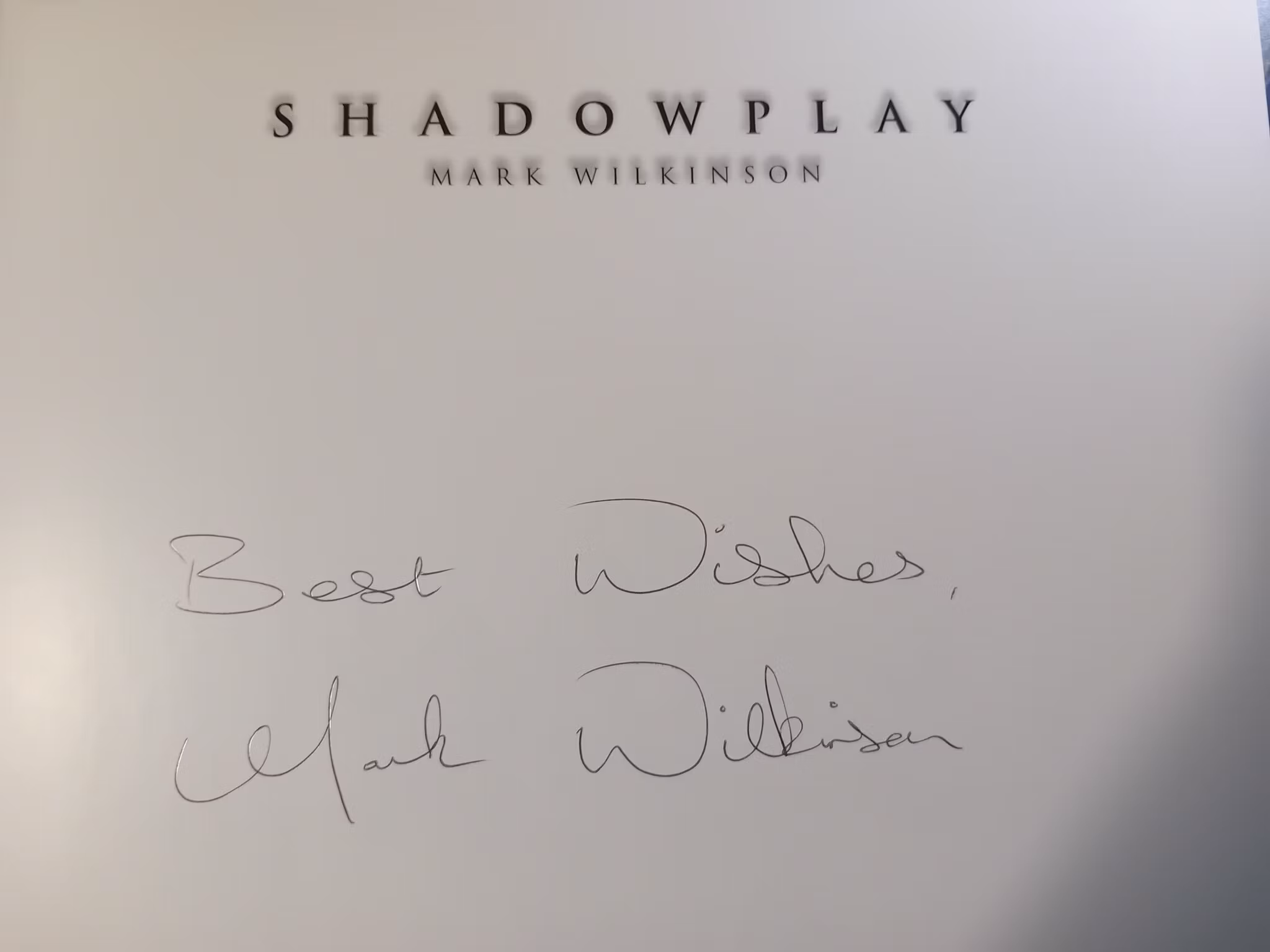Shadowplay Black Box Edition nr 178/500 produsert, signert