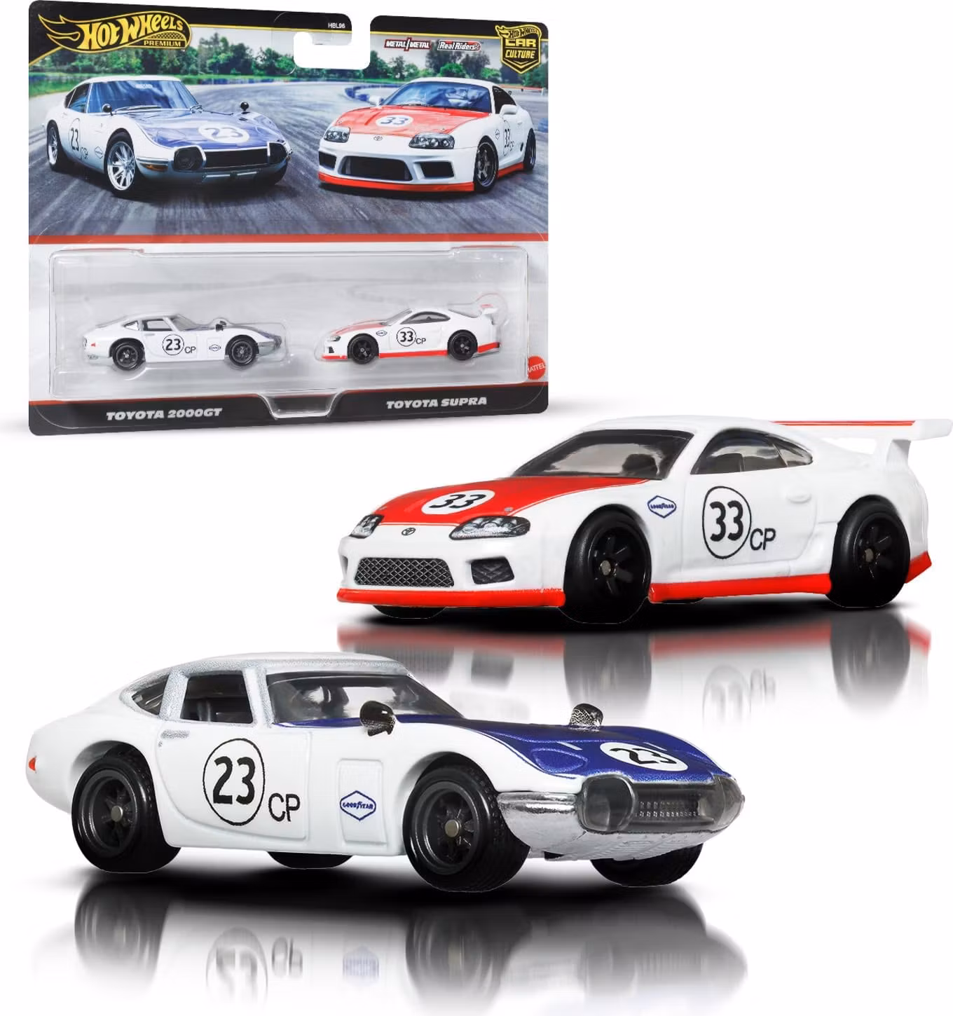 Car Culture 2-Pack Toyota 2000GT + Toyota Supra