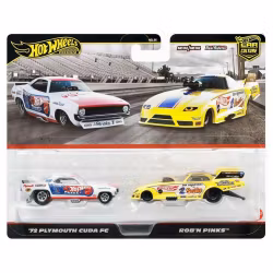 Car Culture 2-Pack 1972 Plymouth Cuda + Rob'n pinks