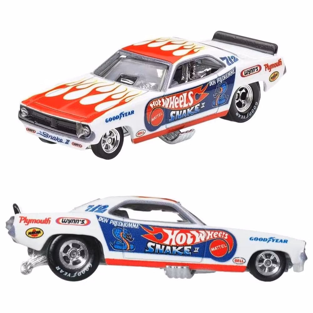Car Culture 2-Pack 1972 Plymouth Cuda + Rob'n pinks