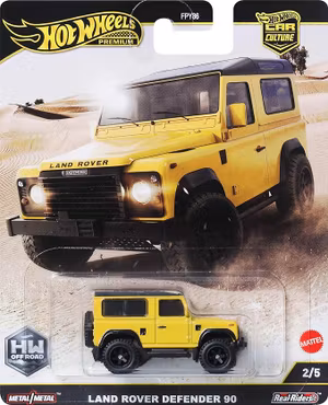 Car Culture Off road : Land Rover Defender 90 gul  #2/5