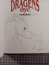 Dragens øye 1 Forrådt (med signert tegning)