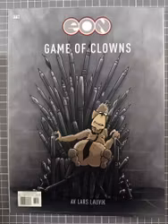 Eon Bok Game of clowns Signert