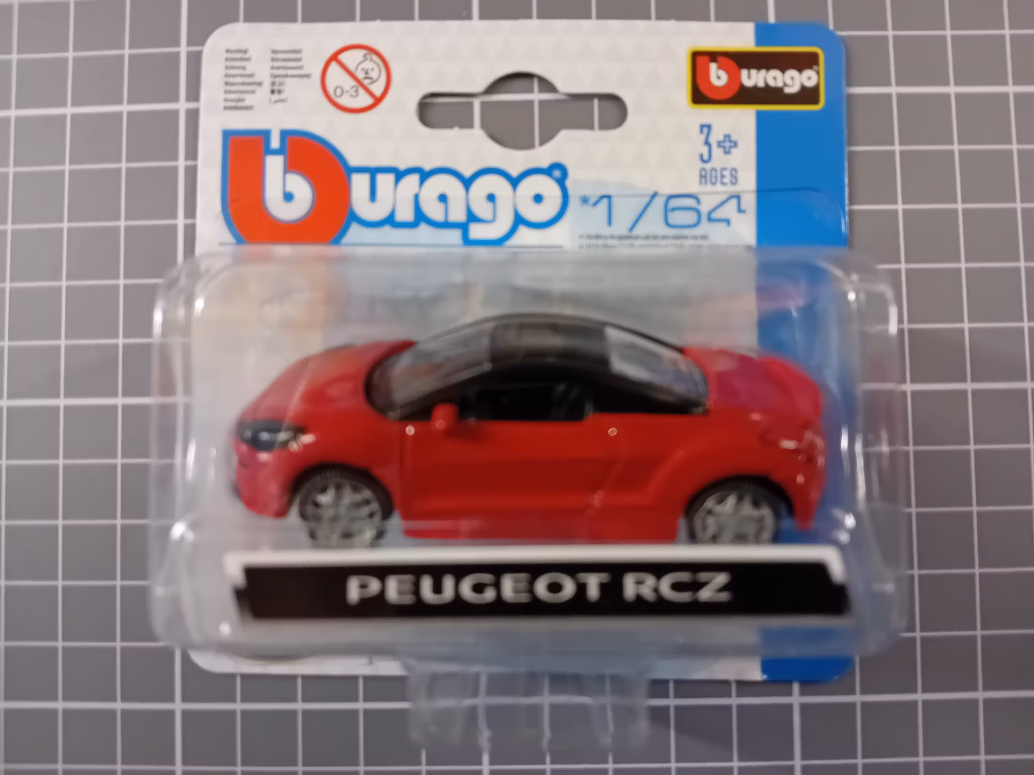 Peugeot RCZ Rød 1:64