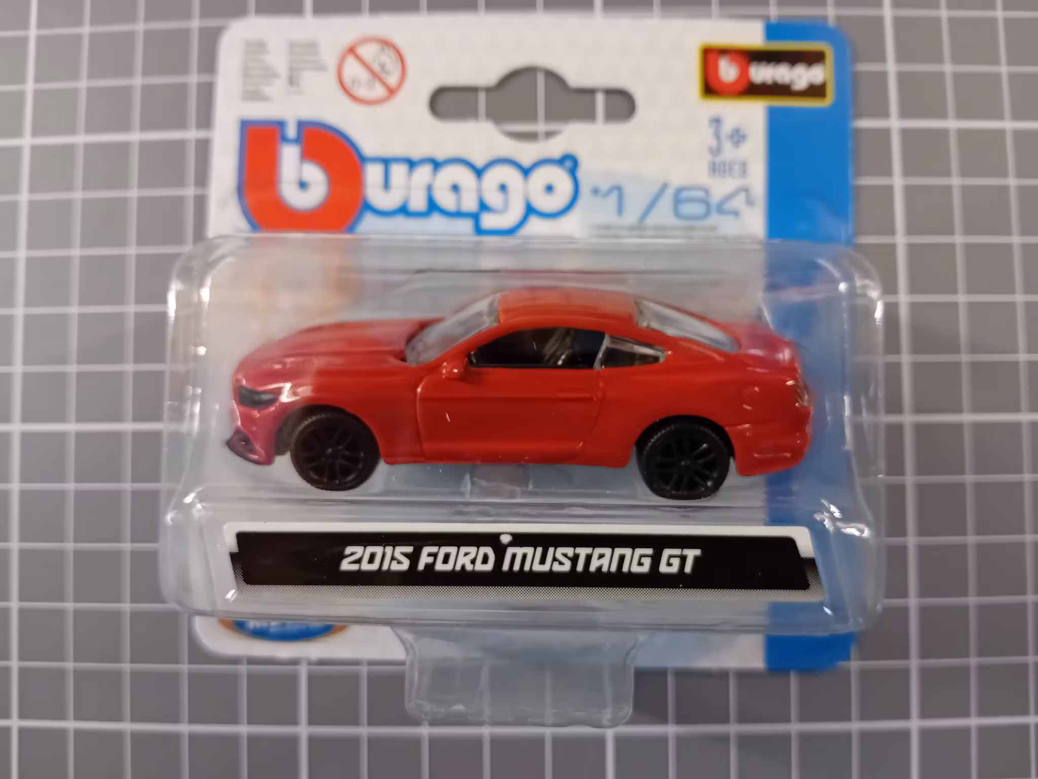 Ford Mustang GT 2015 Rød 1:64