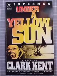 Superman under a yellow sun