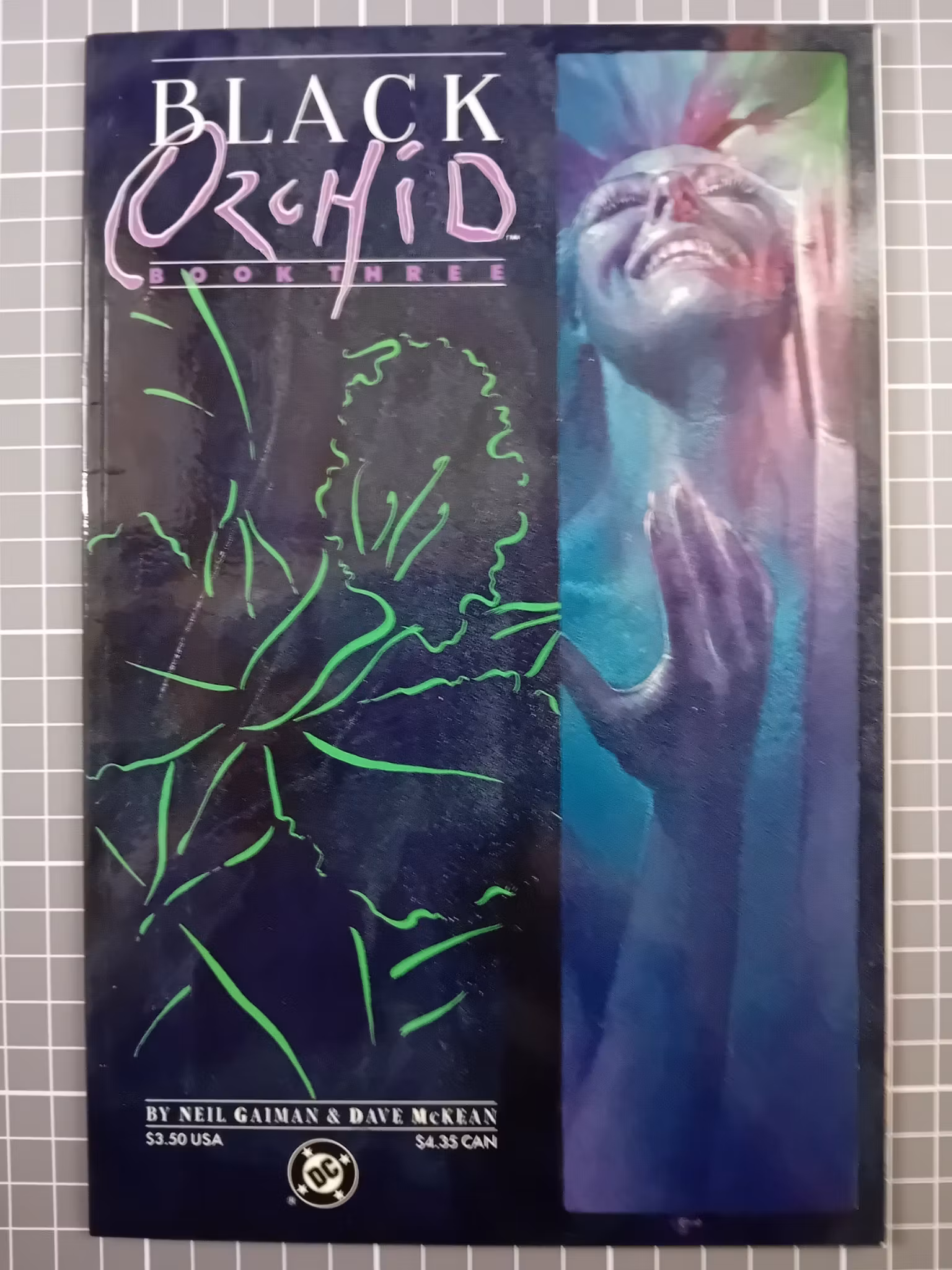 Blach orchid #3