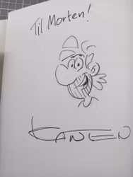 Hjalmar 10 år i tidsklemma (Med signert hilsen)
