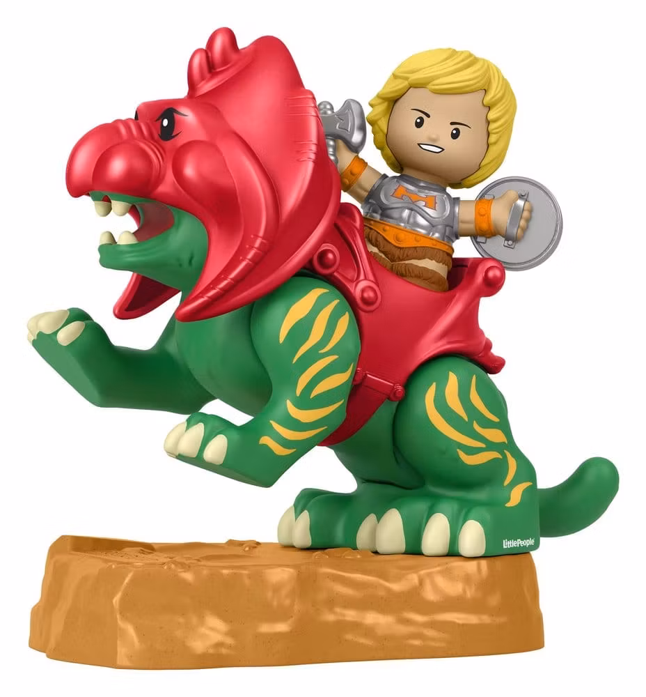 Masters of the Universe Little People Collector Figure Set He-Man & Battle Cat