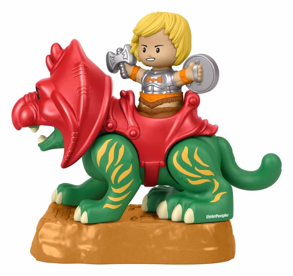 Masters of the Universe Little People Collector Figure Set He-Man & Battle Cat