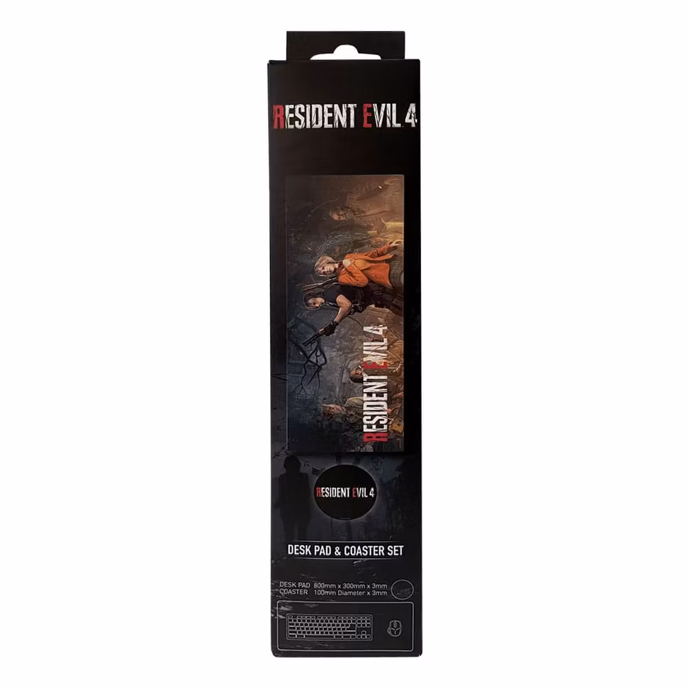 Resident Evil 4 Desk Pad & Coaster Set (totalpris 279,-)
